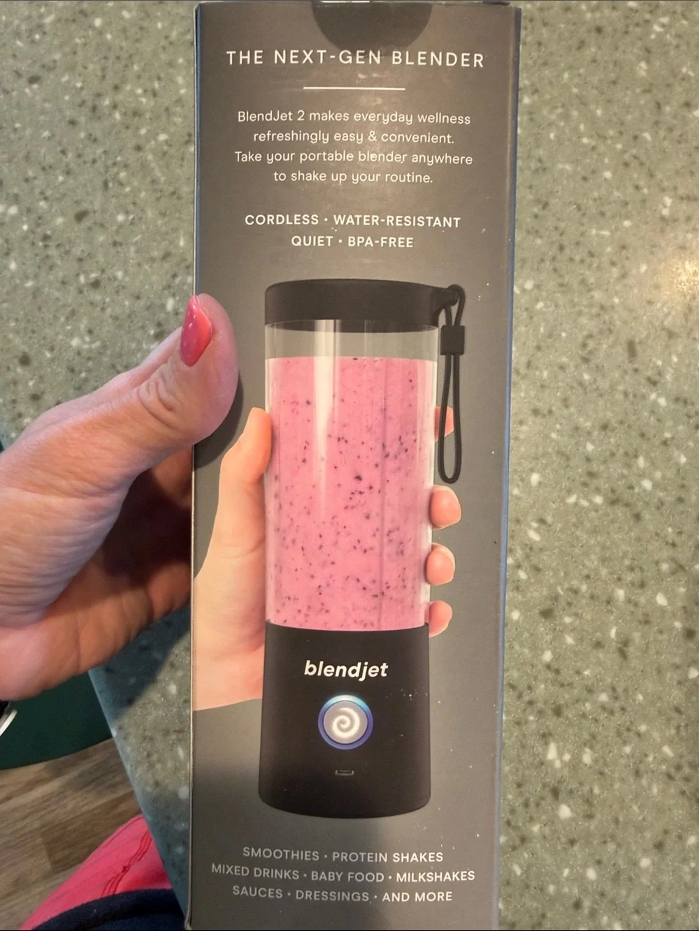 BlendJet Portable Personal Blender — Black